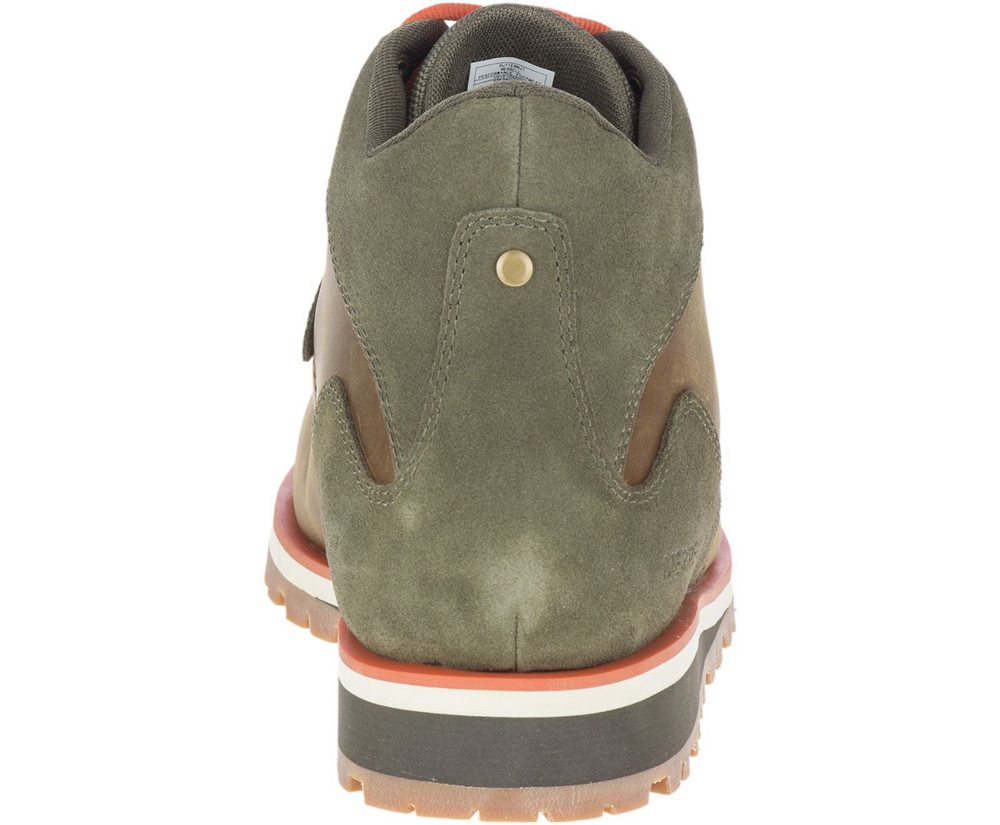 Merrell Støvler Herre - West Fork Waterproof - Brune/Olivengrøn - PCH628714